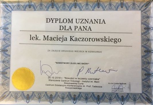 Maciej Kaczorowski_nagroda
