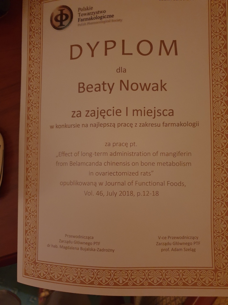 Nagrodzona praca - dyplom