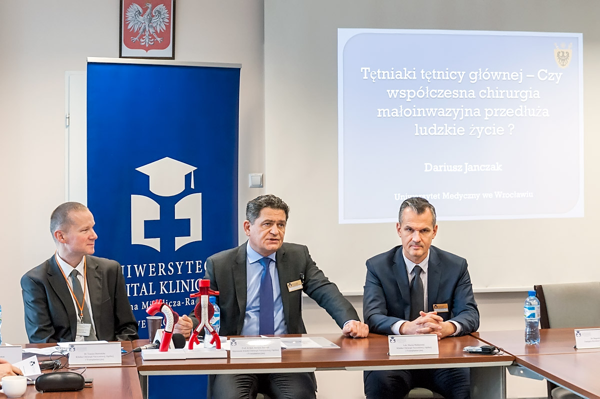 Konferencja prasowa tętniak aorty 1