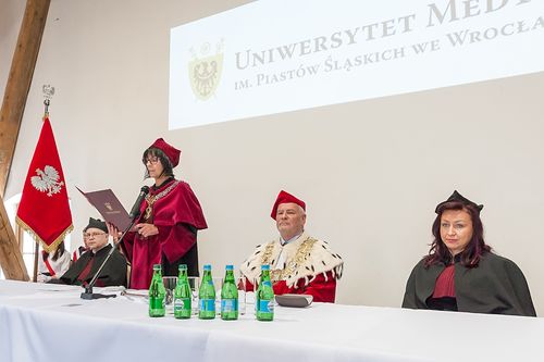 Przemówienie dziekan wydziału