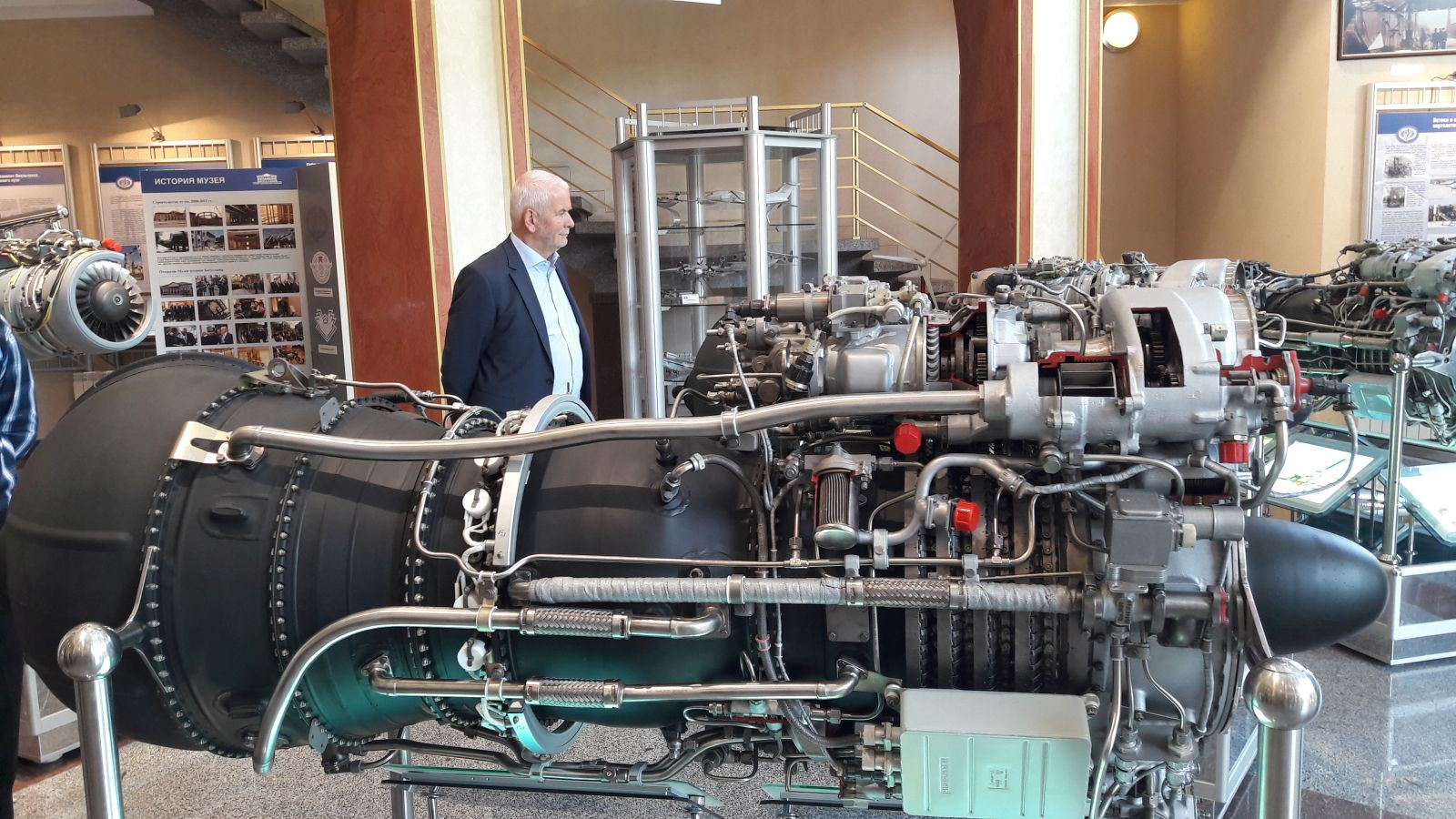 rektor w Muzeum Techniki