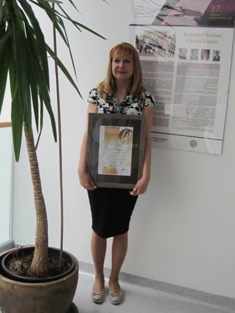laureatka z dyplomem