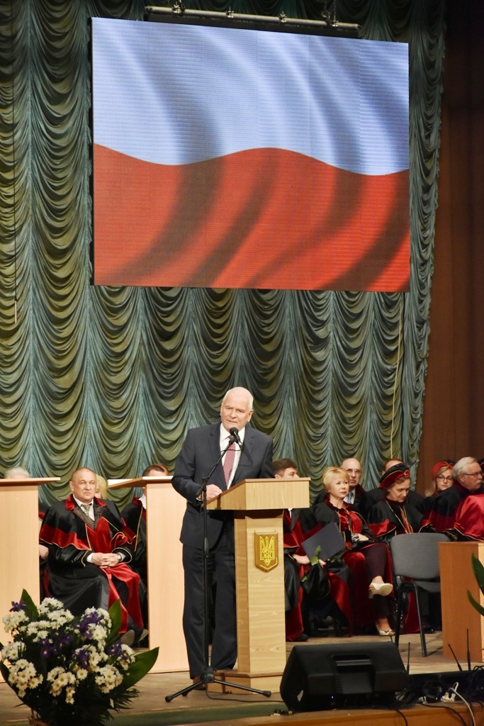 Rektor przemawia 