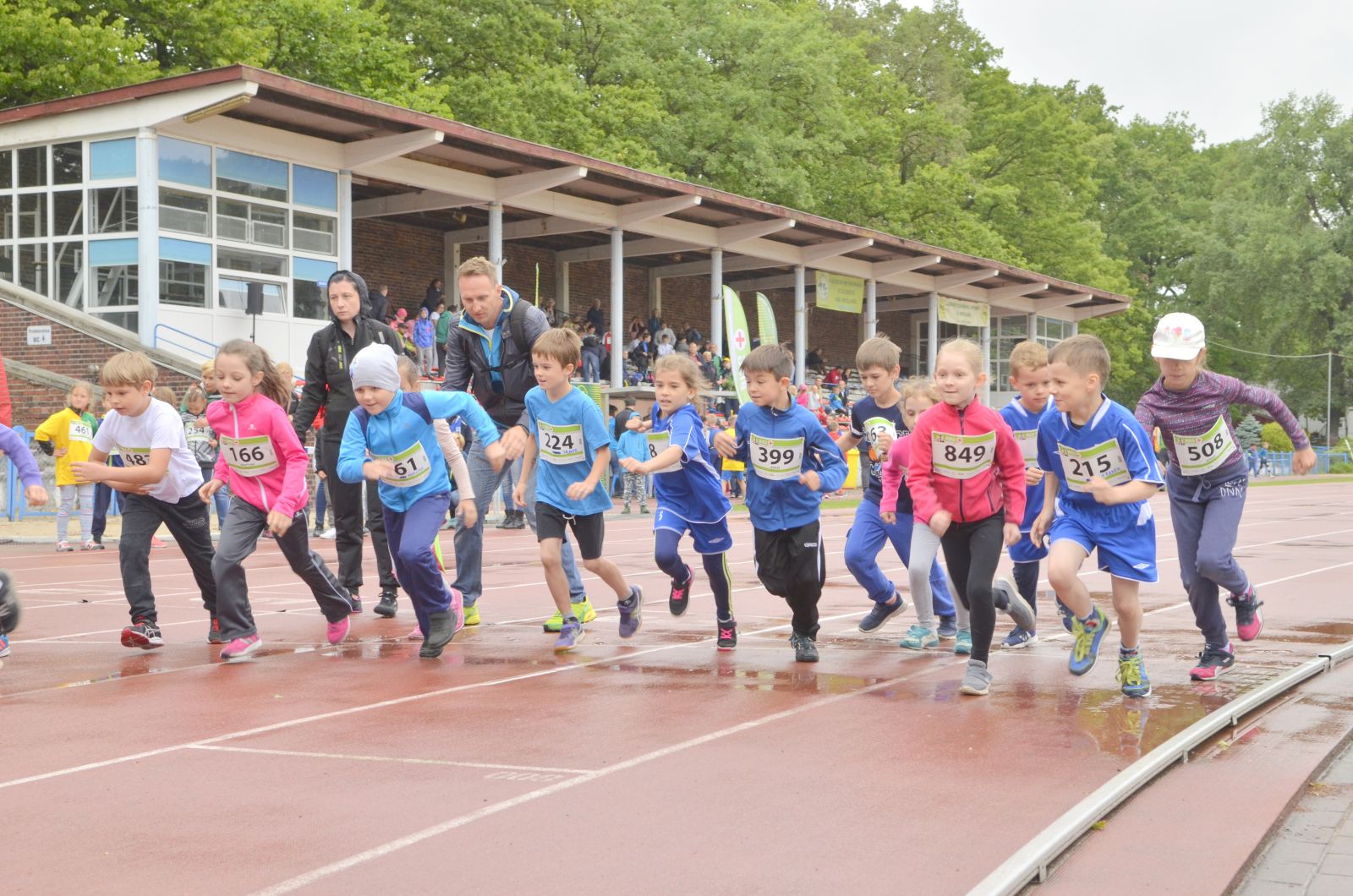 Start namłodszych zawodników