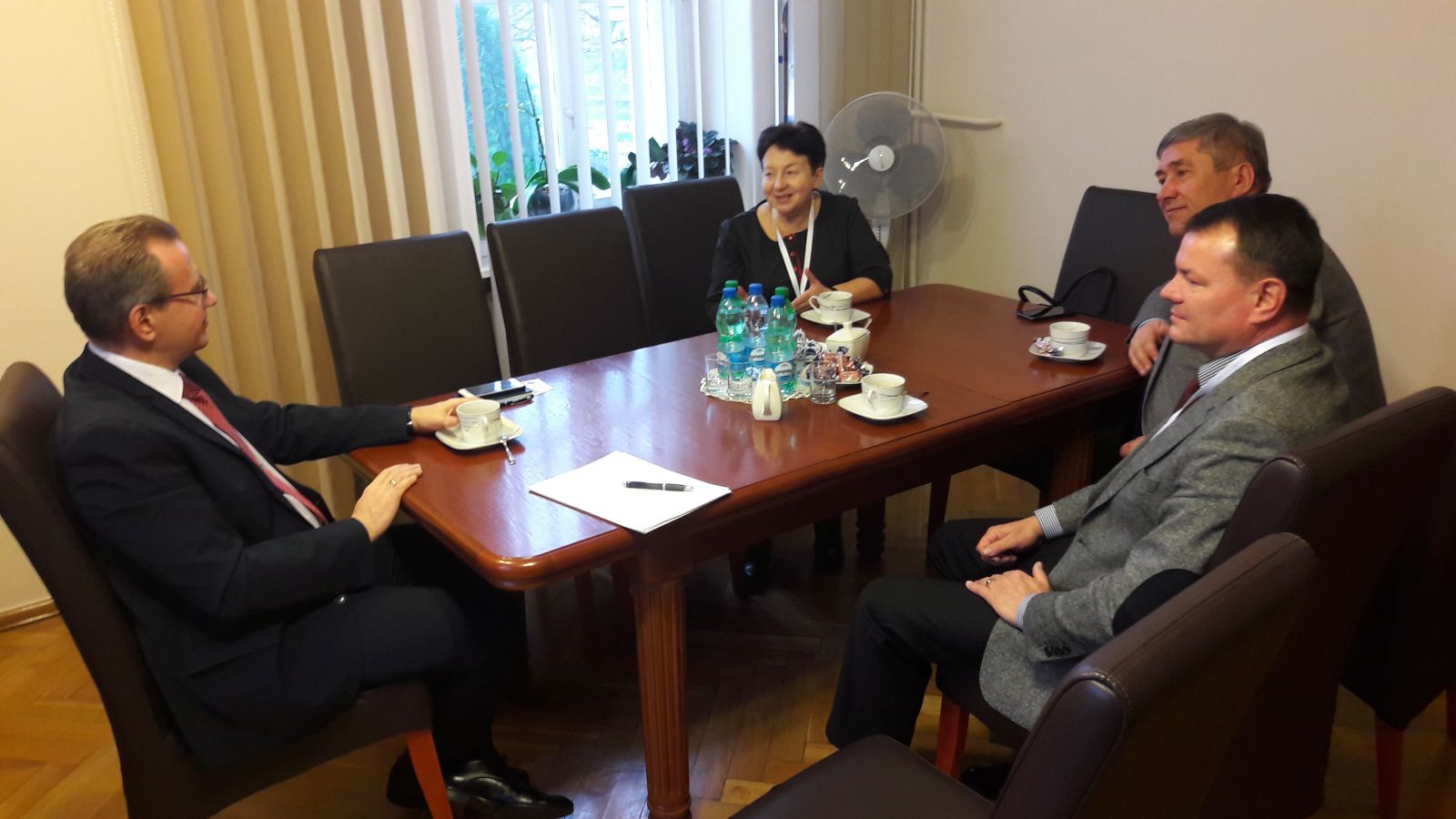 Goście na rozmowie u prorektora ds. rozwoju