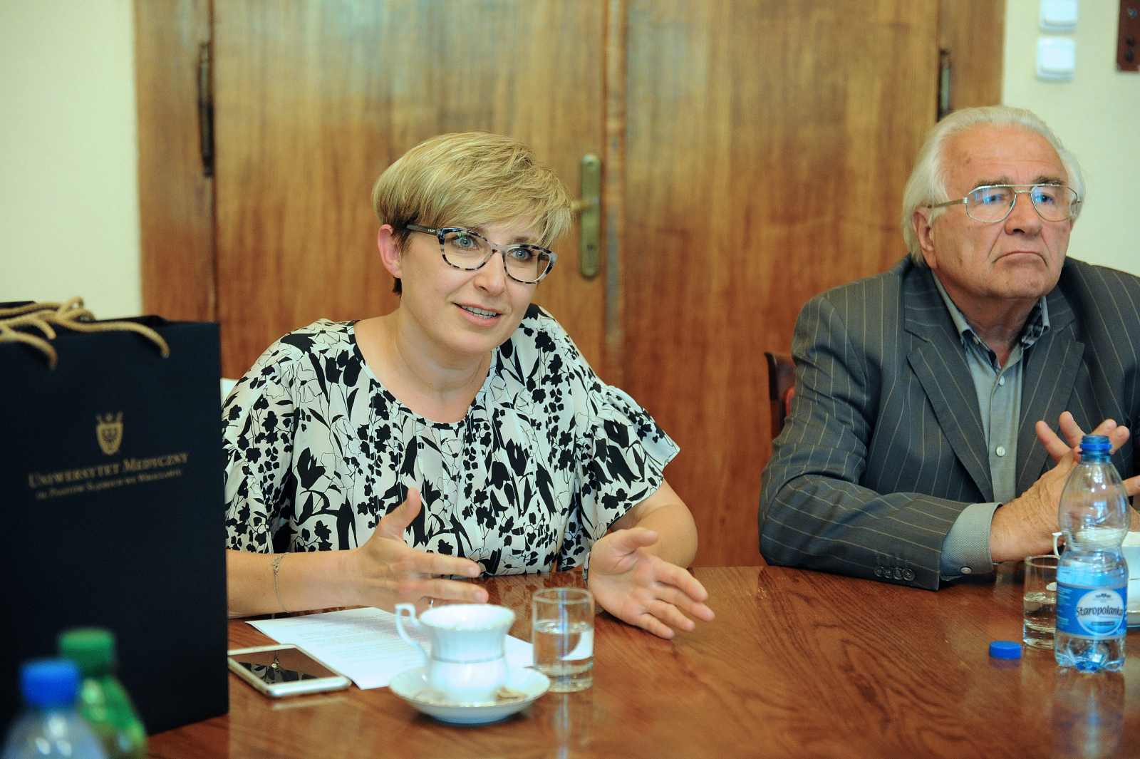 Prof. Joanna Rymaszewska, prof. Jan Kornafel