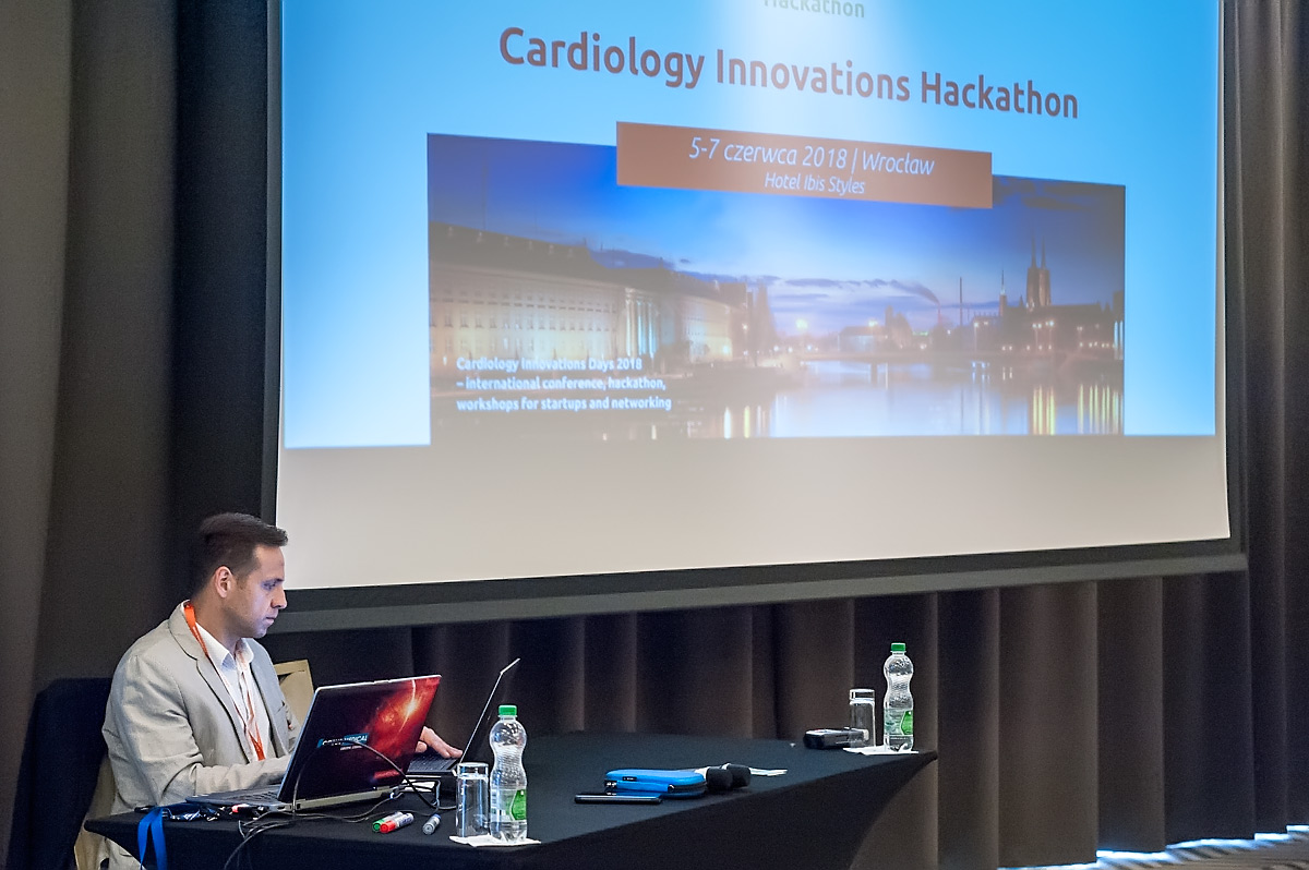Uczestnicy Cardiology Innovations Hackathon