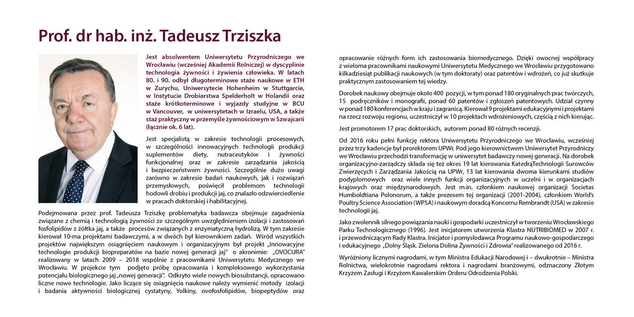Prof. Trziszka biogram