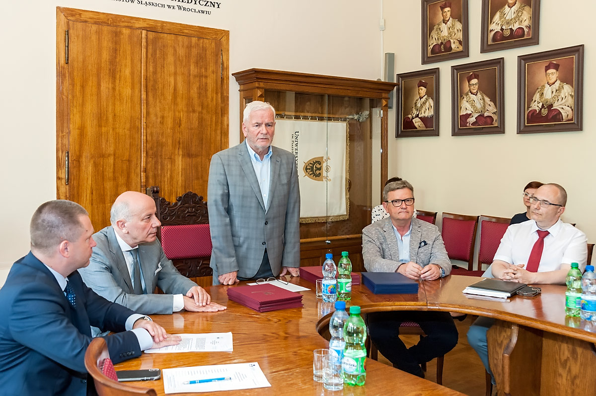 Prof. Marek Ziętek rektor UMW Rada Społeczna USK