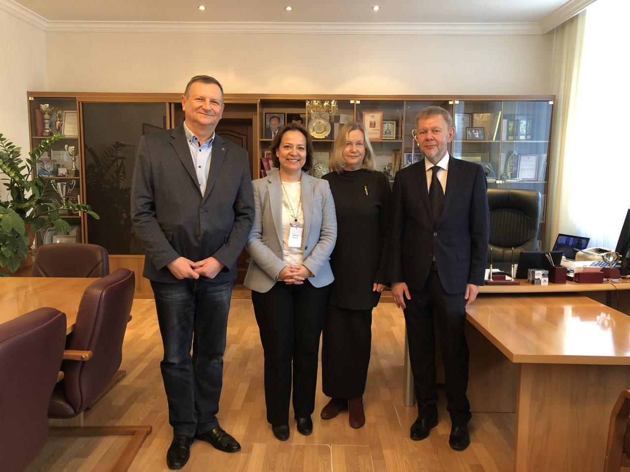 Prof. Donata Kurpas na spotkaniu w Krasnojarsku