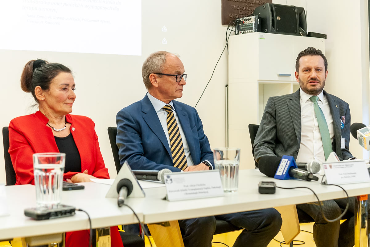 Prof. Alicha Chybicka, prof. Piotr Ponikowski, prof. Krzysztof Kałwak