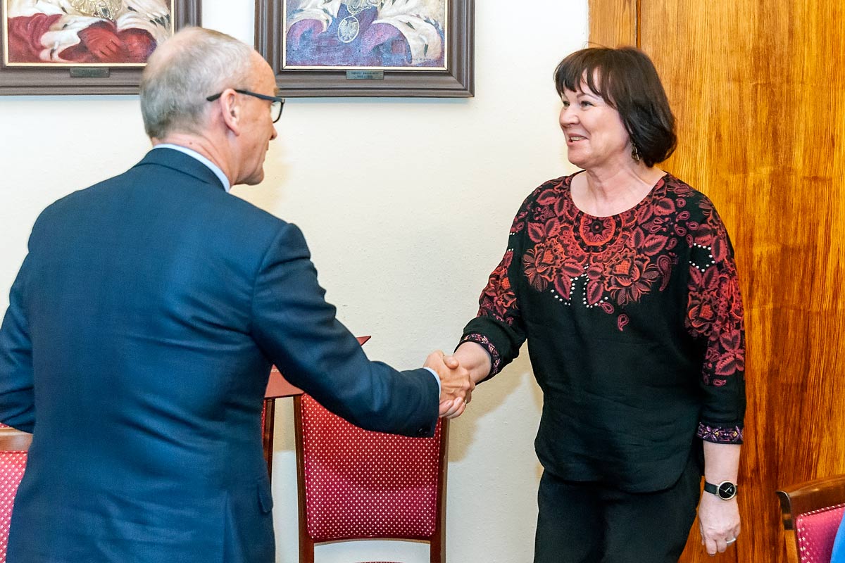 Spotkanie z rektorem UMW sala Senatu