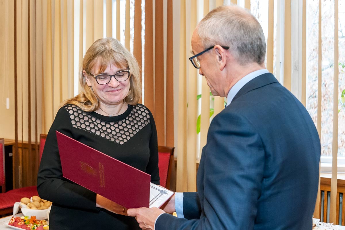Spotkanie z rektorem UMW sala Senatu