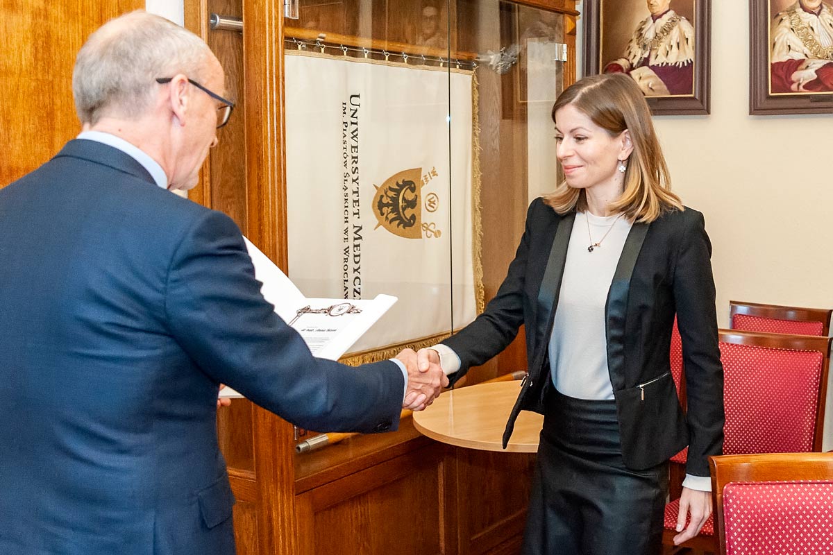 Spotkanie z rektorem UMW sala Senatu