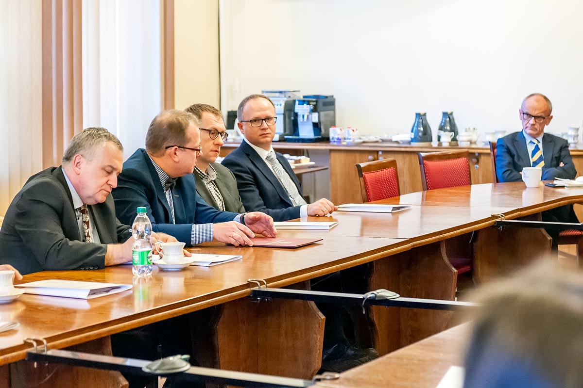 Spotkanie z rektorem UMW sala Senatu