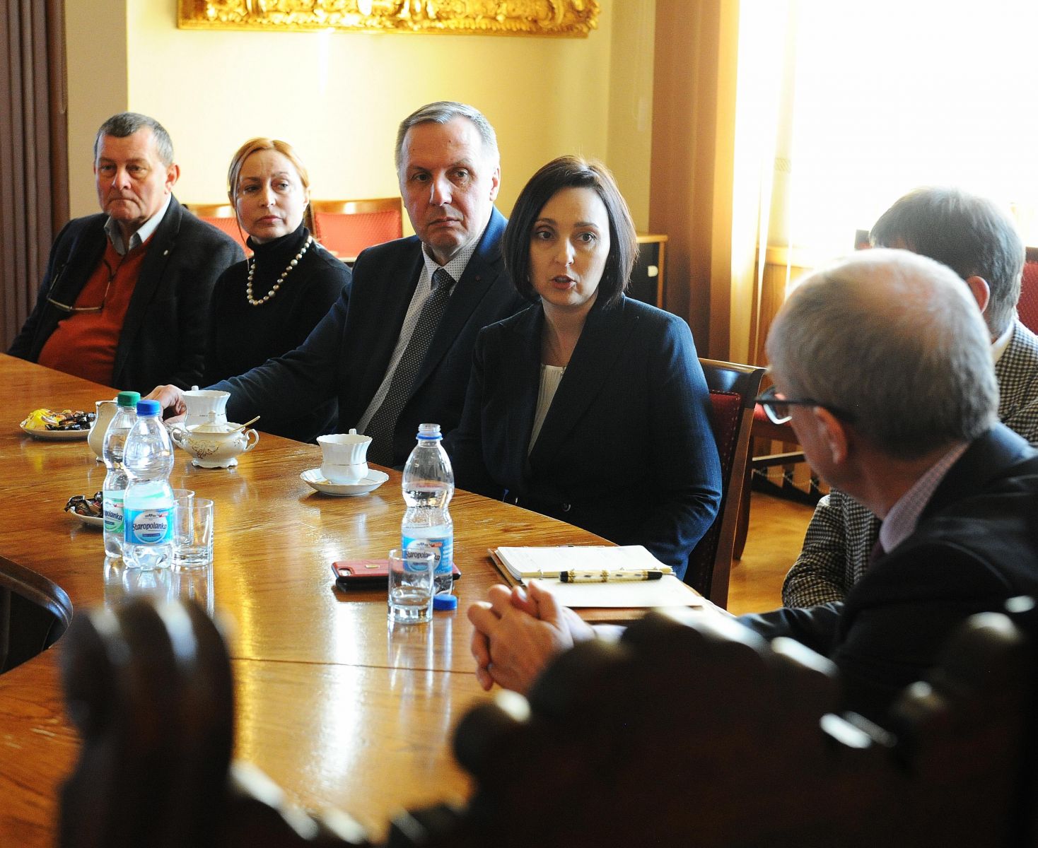 Spotkanie dyrekcja Marciniaka
