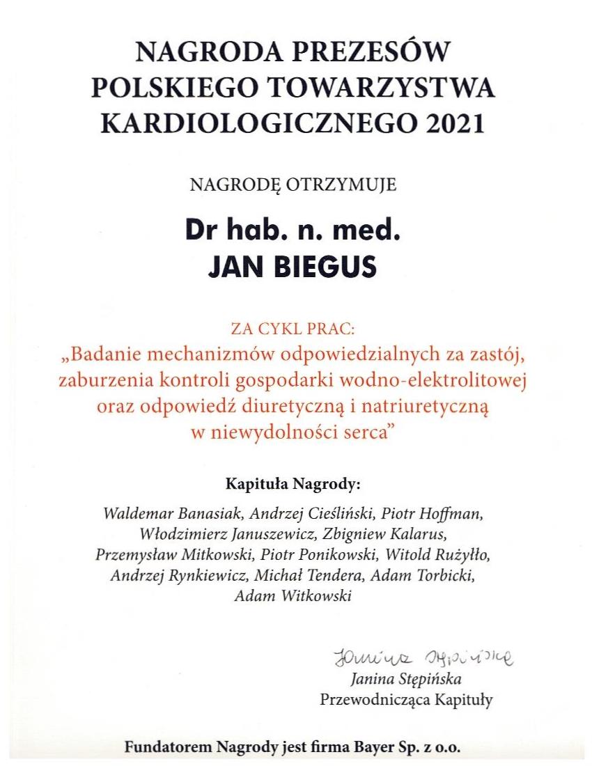 Nagroda Prezesów PTK