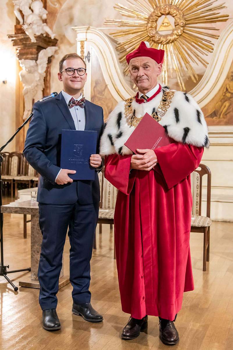 Stypendysta Dawid Przystupski UMW