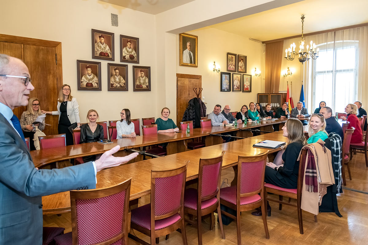 Śniadania z rektorem UMW prof. Piotr Ponikowski