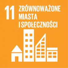 ikona "Zrównoważone miasta i społeczności"
