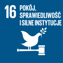 Ikona "Pokój, sprawiedliwość i silne instytucje"