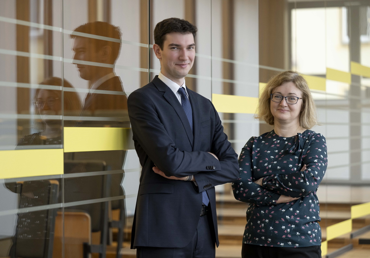 prof. Julita Kulabacka i pan Wojciech Szlasa