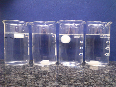 Ocena zdolności flotacyjnych tabletek uzyskanych na bazie polimeru jonowego oraz specyficznego wypełniacza