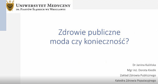 zdrowie publiczne-moda czy konieczność?