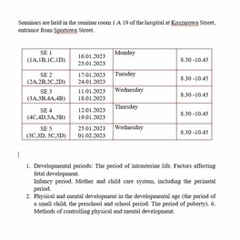 Pediatric Propaedeutics Seminars - winter semester.JPG