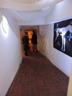 Korytarz piwnicy Muzeum Famacji