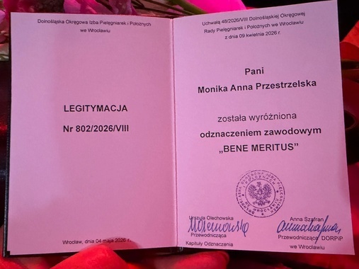 Monika Przestrzelska legitymacja